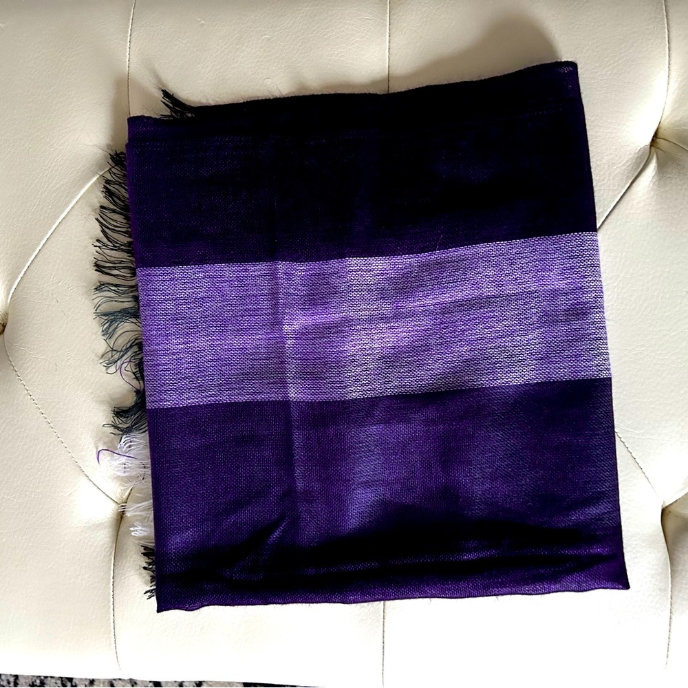 Purple scarf